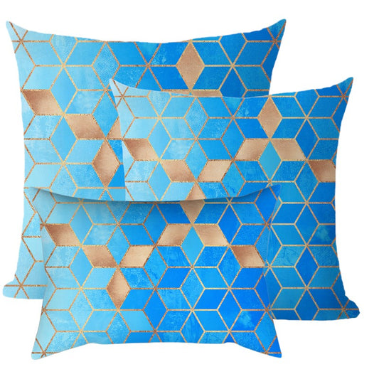 New 3 size mixed Set of 3 Pillow Covers With Inserts 1 of 12"x20", 1 of 18"x18", 1 of 20"x20"