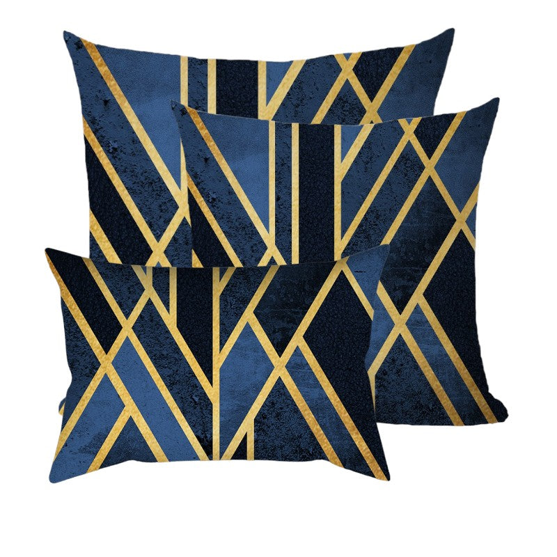 New 3 size mixed Set of 3 Pillow Covers With Inserts 1 of 12"x20", 1 of 18"x18", 1 of 20"x20"