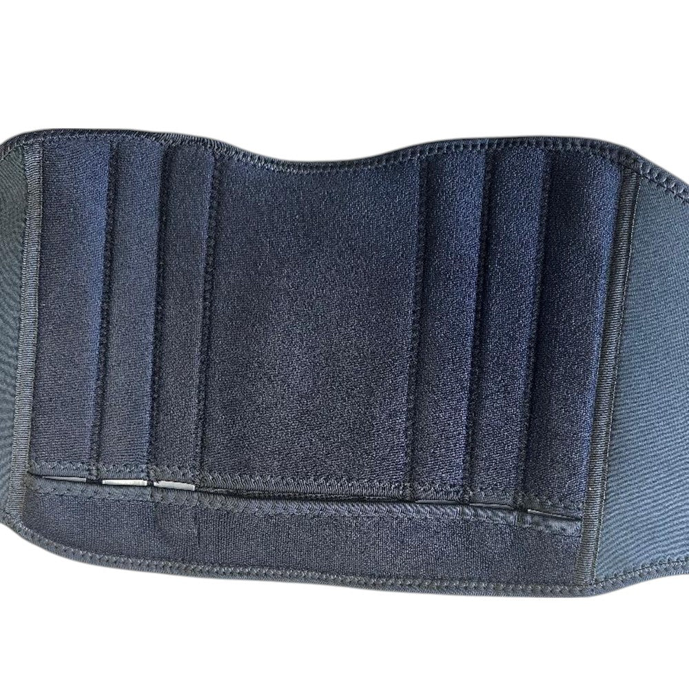 Back support belt HIGH QUALITY BREATHABLE MATERIAL: Durable, lightweight, breathable, flexible, moisture-wicking elastic cotton blend fabric that keeps the body cool, dry and comfortable, and provides stability without restricting movement