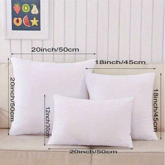 [IN-1XZT80-1 Navy] Polyester Blend soft hand feeling Throw Pillow  4 size options. A FULL throw pillow with insert