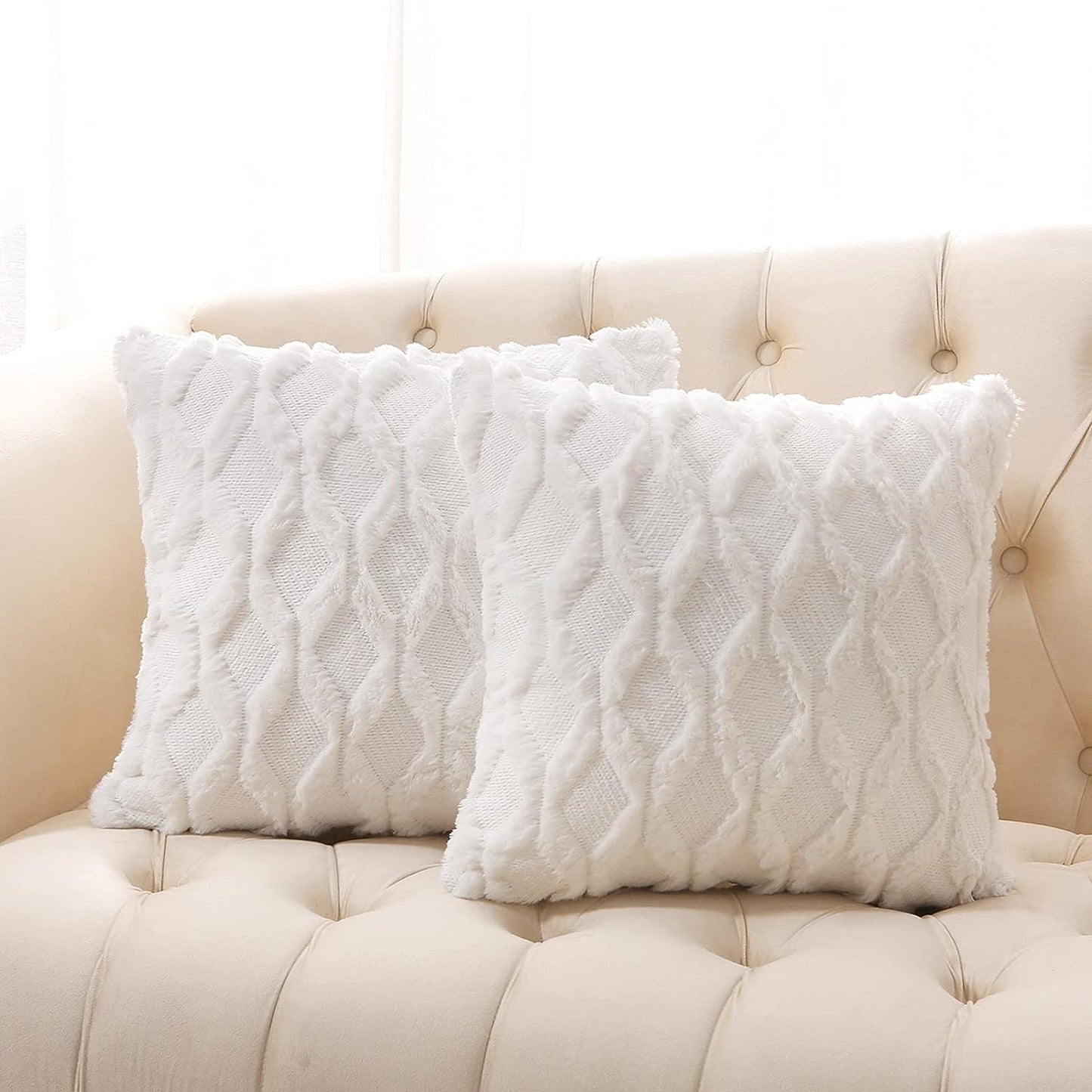 Reversible Throw Pillow Covers Wide Variety of Colors(With/Without Insert) size 18"x18
