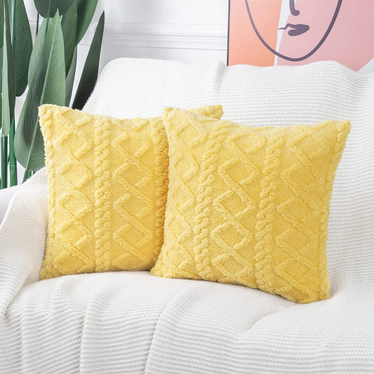 Throw pillow SUPER SOFT 3D FLORAL PATTERN Fur  Pack of 1 throw pillow WITH or WITHOUT insert 18"x18"