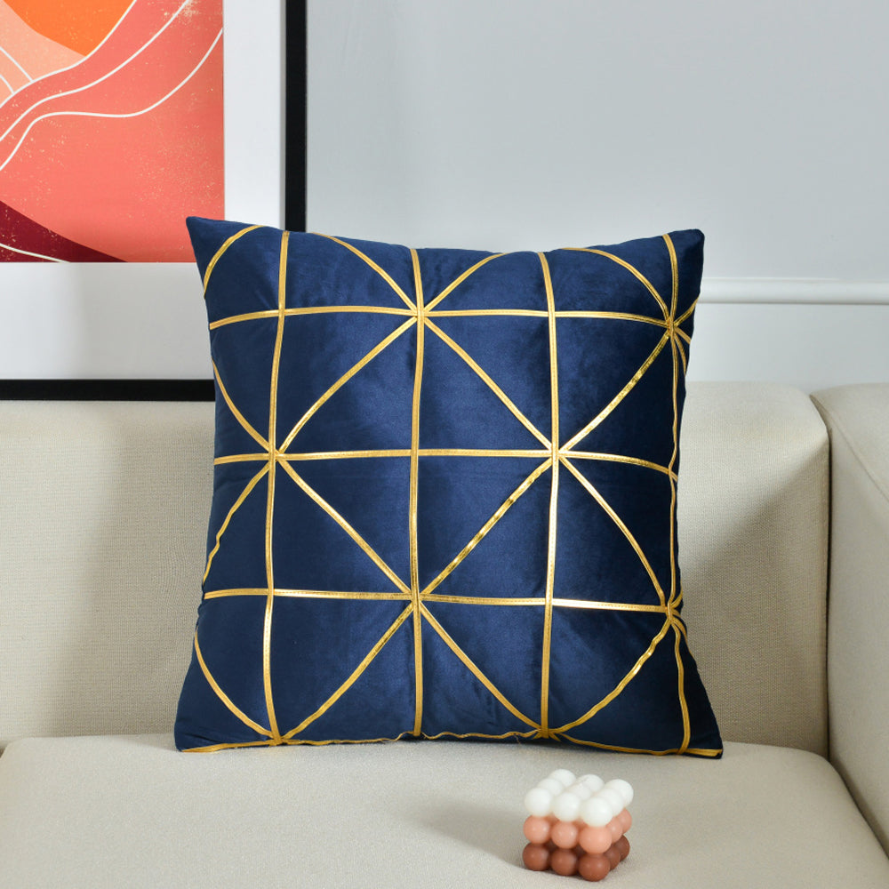 [IN-1XZT147-1 Gray] Square Fabric DecorativeThrow  Pillow cover and insert size 18"x18"