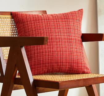 [IN-1XP2-1 Red] Premium Outdoor Waterproof Throw Pillow cover and Insert 2 sizes