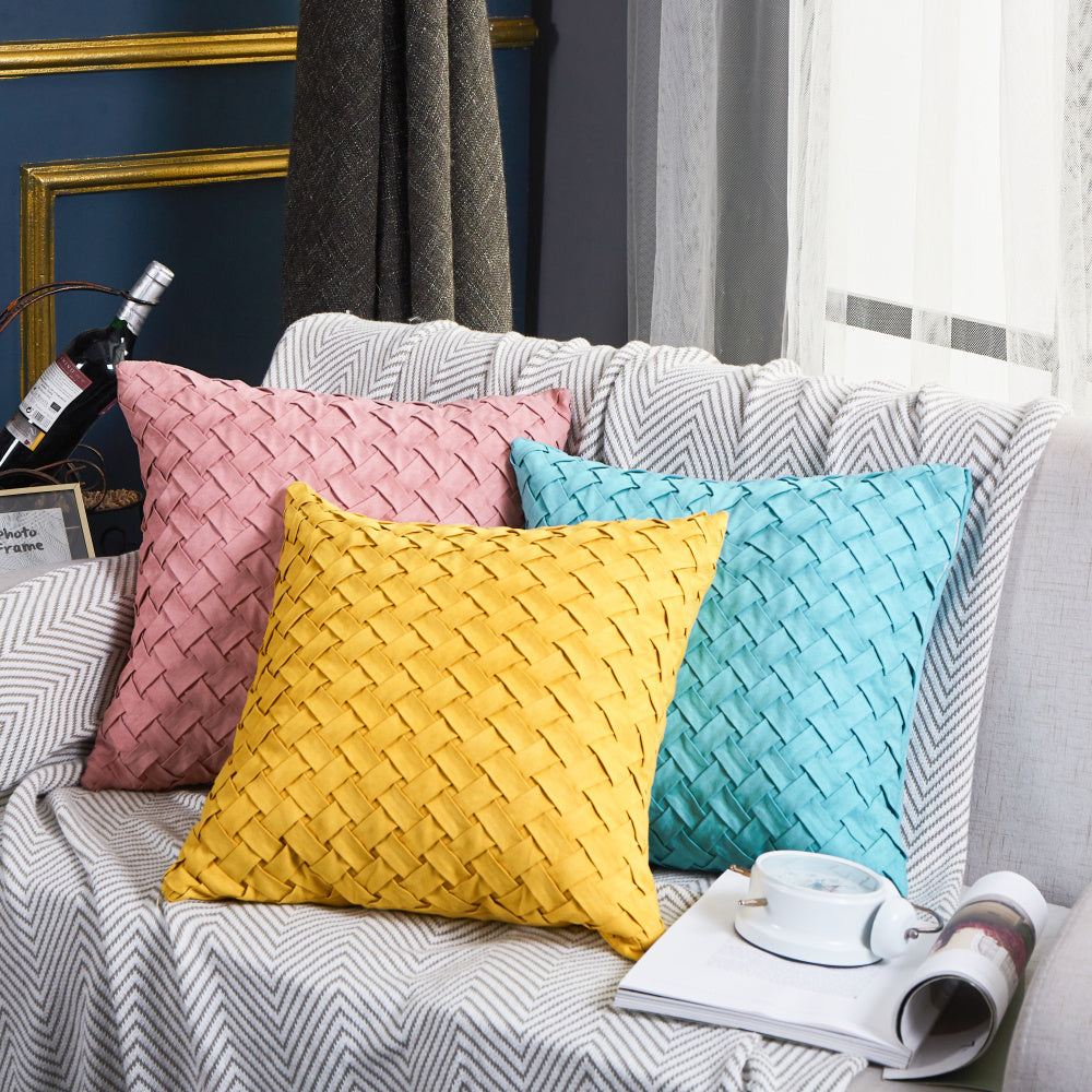 Set of 2 3D Throw pillows (With or Without Inserts) 2 sizes