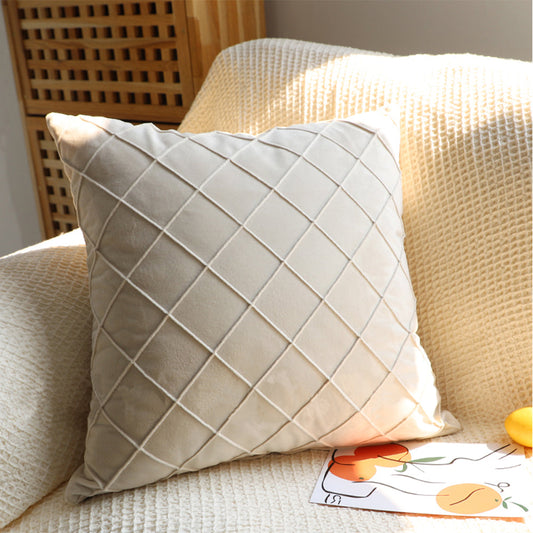 Square Velvet Solid Plain Pillow (With insert) (Copy)