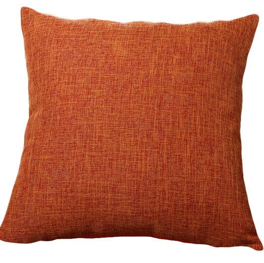 [IN2XZT50 A-Green] Polyester/Linen Blend Cushion Cover Pillow Case Pack of 2, 20''x20'' (With or Without Inserts)