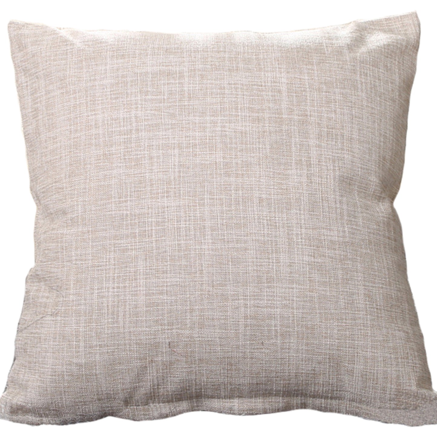 [IN2XZT50 A-Green] Polyester/Linen Blend Cushion Cover Pillow Case Pack of 2, 20''x20'' (With or Without Inserts)