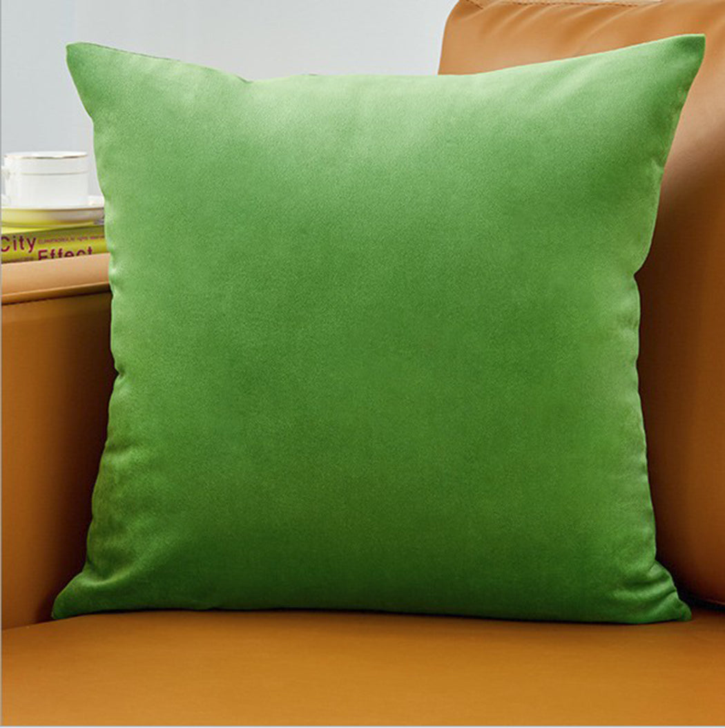 Set of 2 Velvet Throw Pillow, Decorative Pillowcases Solid Colors (With/Without Inserts) 4 sizes to choose from